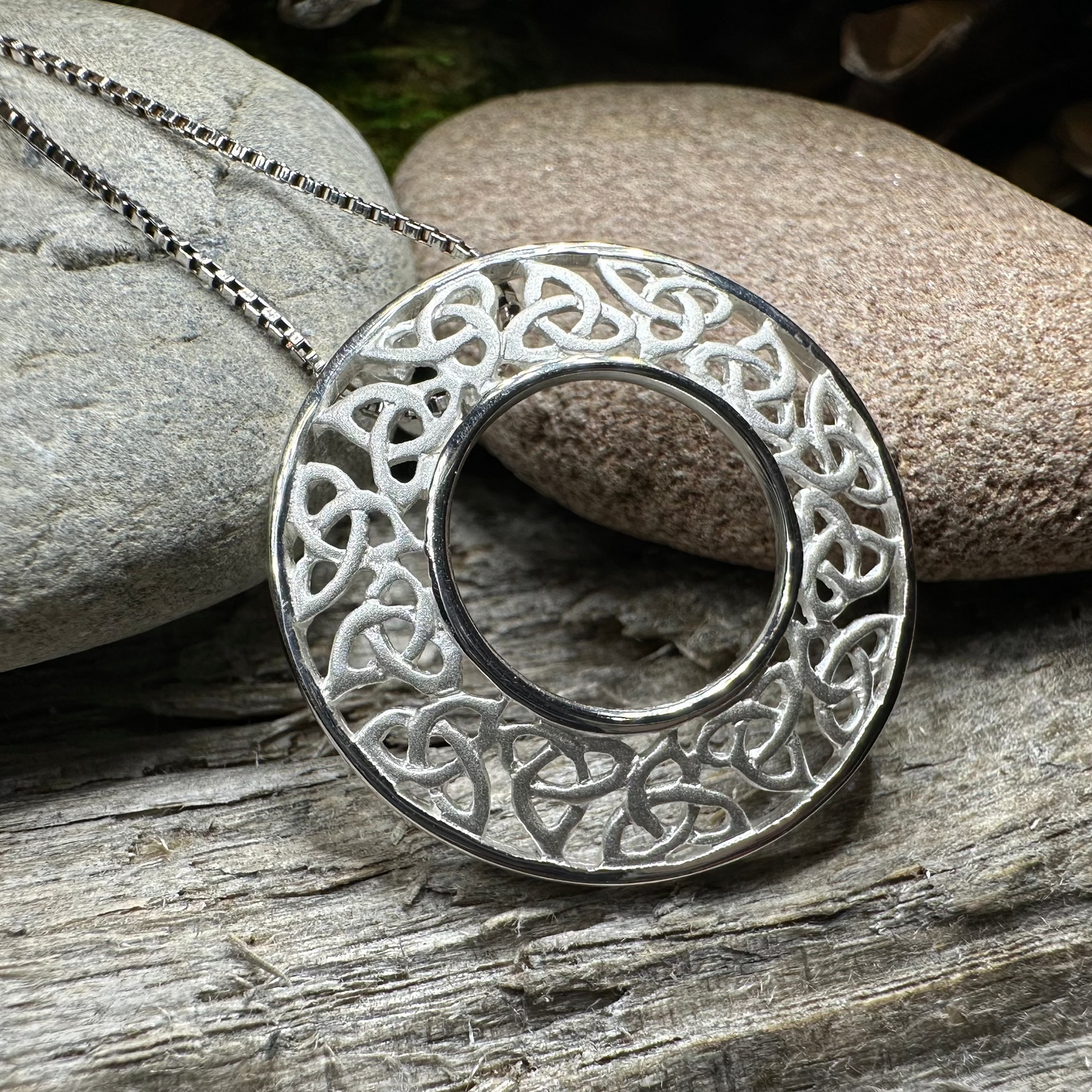 Forever Celtic Knot Necklace - Made in Ireland — view 5