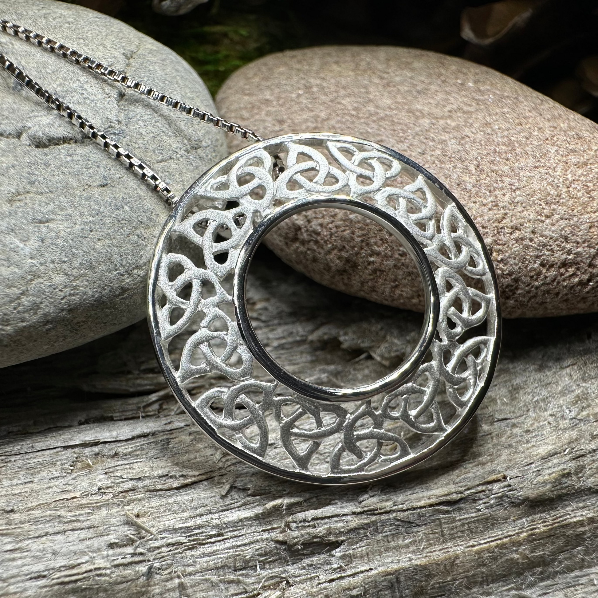 Forever Celtic Knot Necklace - Made in Ireland — view 5