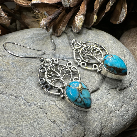 Ancient Tree of Life Earrings — view 5