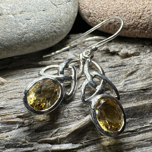 Hellena Trinity Knot Earrings — view 5