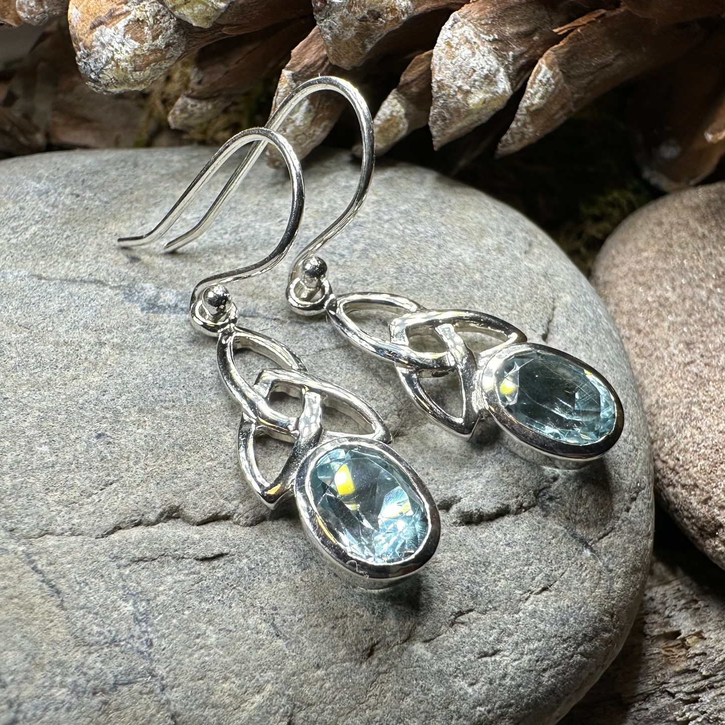 Hellena Trinity Knot Earrings — view 2