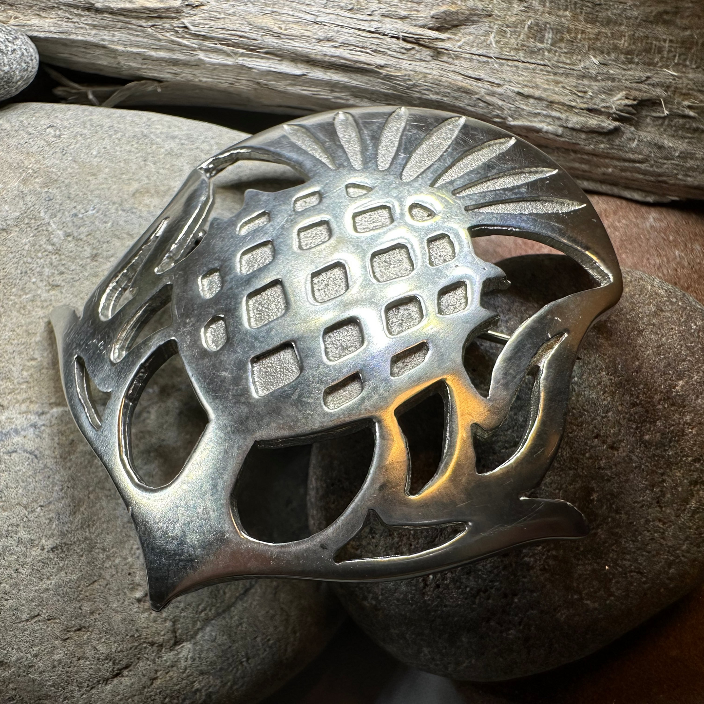 Mael Scottish Thistle Brooch - Handmade in Scotland