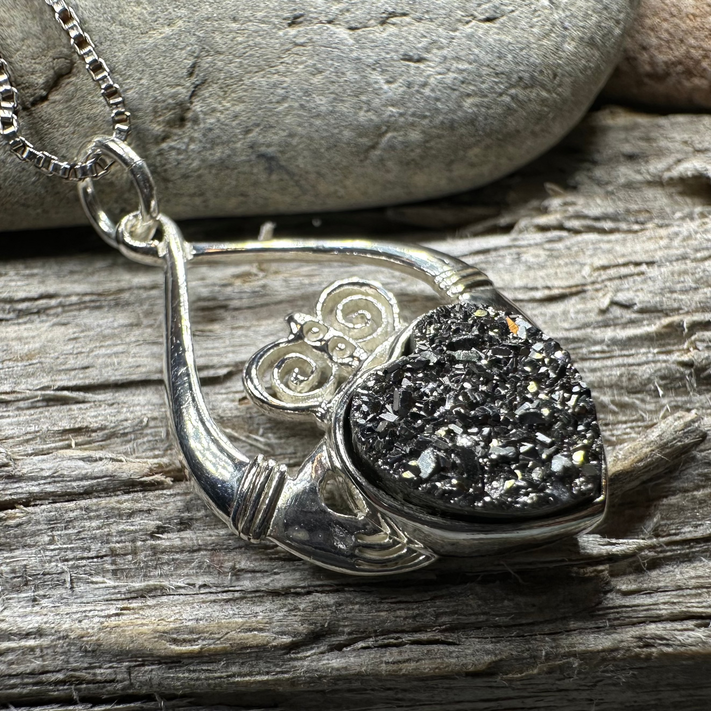 Juliet Irish Claddagh Necklace - Handmade in Ireland — view 4