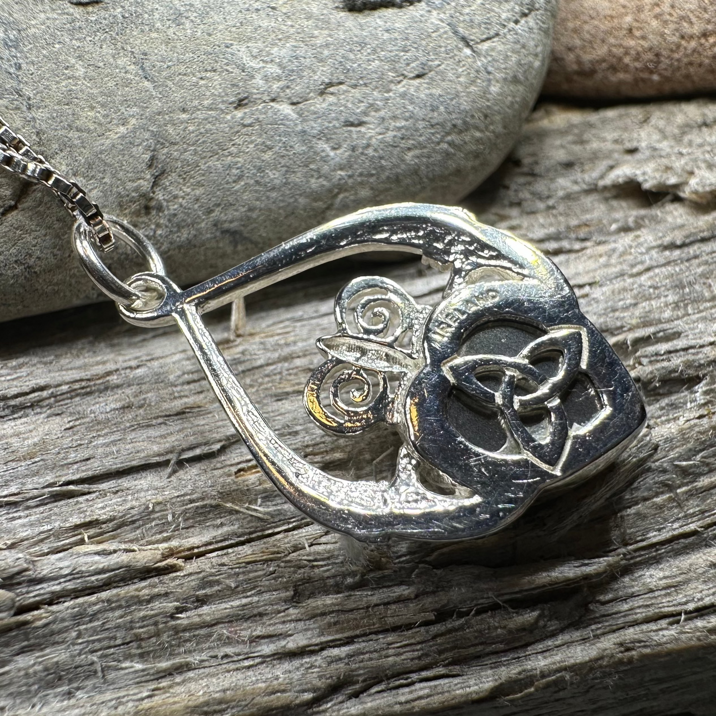 Juliet Irish Claddagh Necklace - Handmade in Ireland — view 9