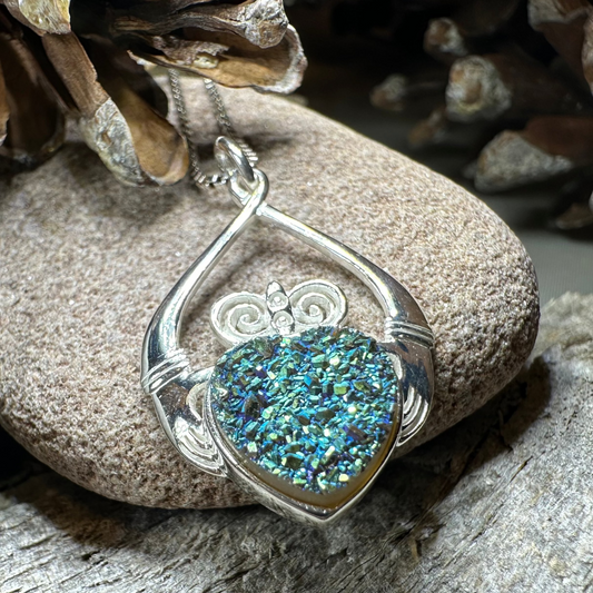 Juliet Irish Claddagh Necklace - Handmade in Ireland — view 8