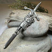 Load image into Gallery viewer, Highland Bagpiper Kilt Pin
