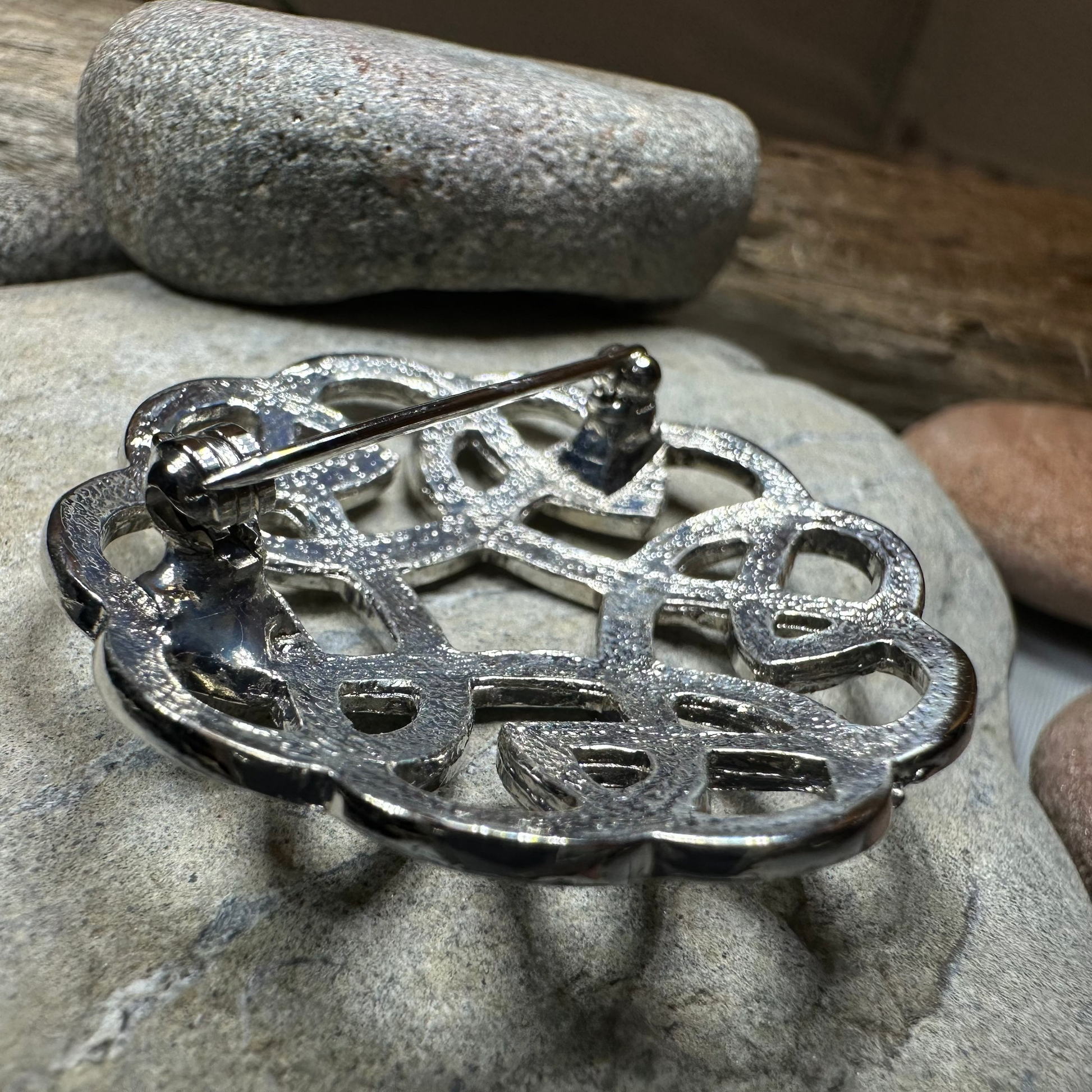 Argyle Celtic Knot Brooch - Handmade in Scotland — view 6