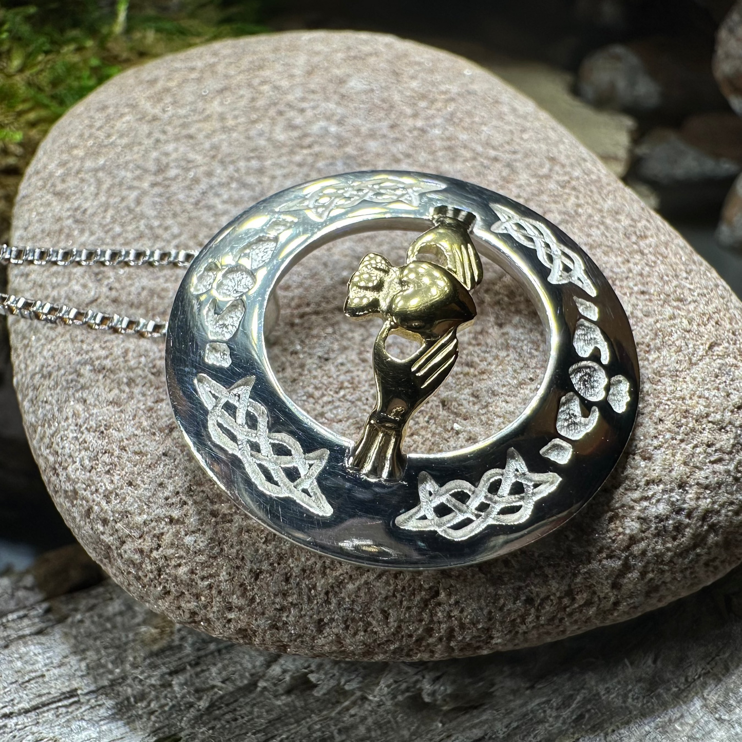 Shanagarry Claddagh Necklace — view 7
