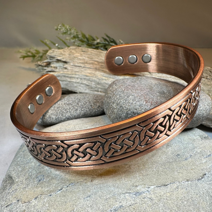 Galan Celtic Copper Cuff Bracelet