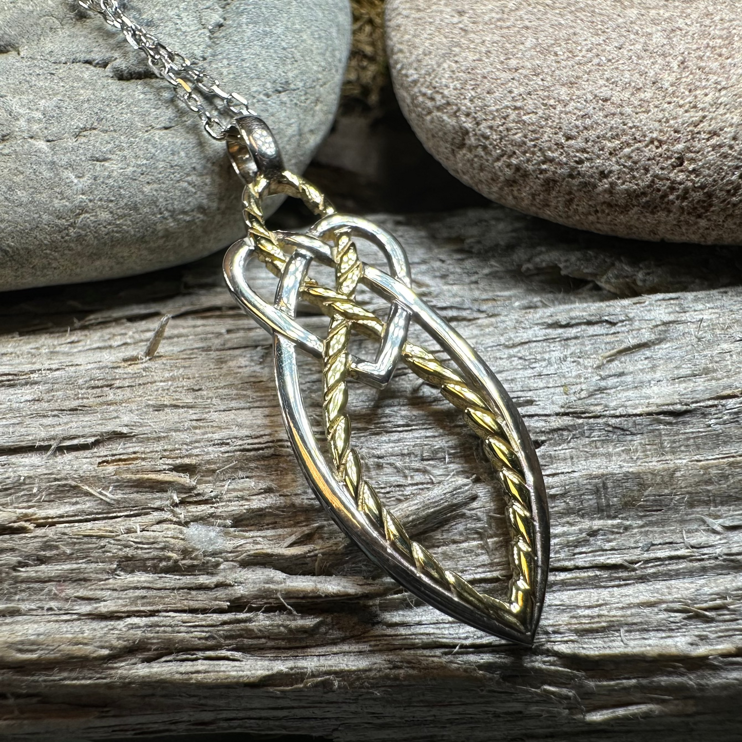 Seadream Celtic Knot Necklace - Handmade in Ireland — view 3