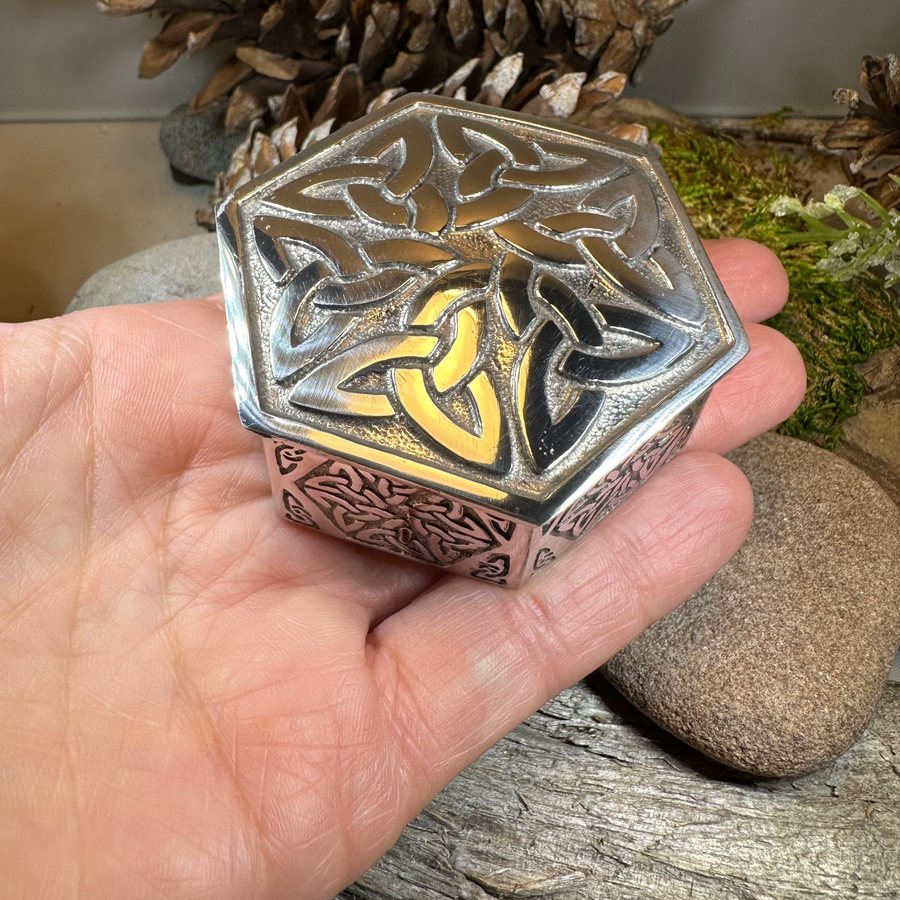 Trinity Knot Celtic Trinket Box