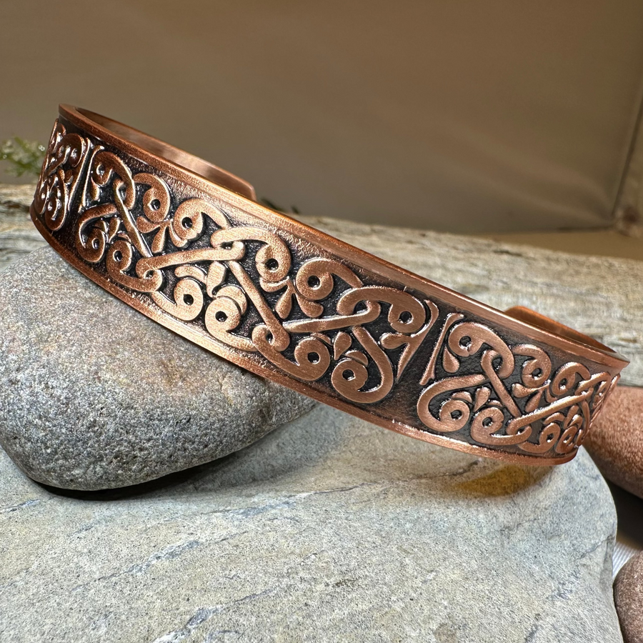Bernicia Celtic Copper Cuff Bracelet