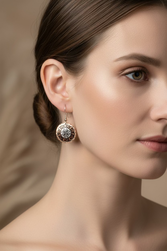 Violina Celtic Knot Copper Earrings