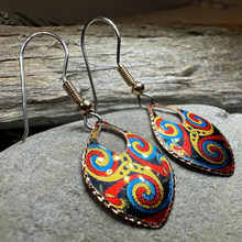 Load image into Gallery viewer, Lifeforce Celtic Spiral Copper Earrings
