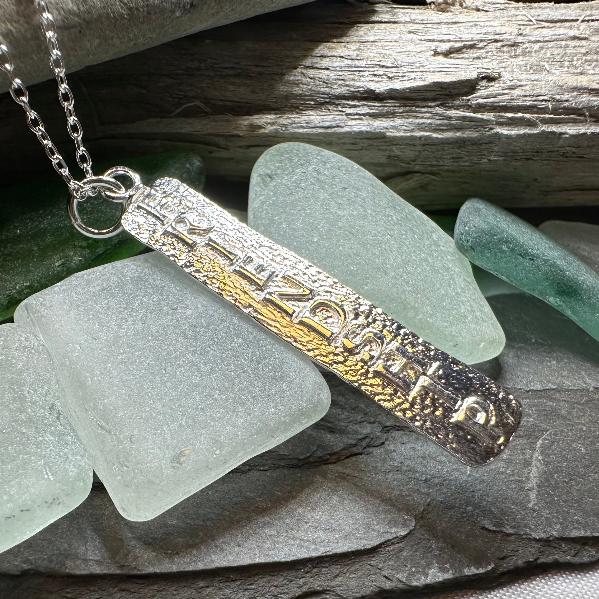 Irish Friendship Ogham Necklace - Made in Ireland — view 2