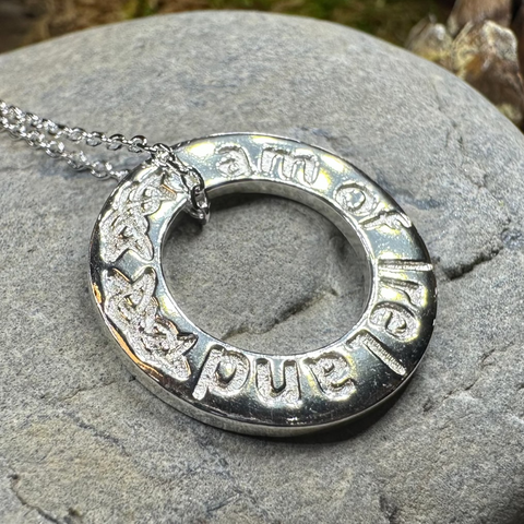 Load image into Gallery viewer, I Am Of Ireland Gaelic Necklace
