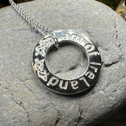 Load image into Gallery viewer, I Am Of Ireland Gaelic Necklace
