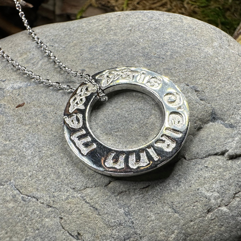 Load image into Gallery viewer, I Am Of Ireland Gaelic Necklace
