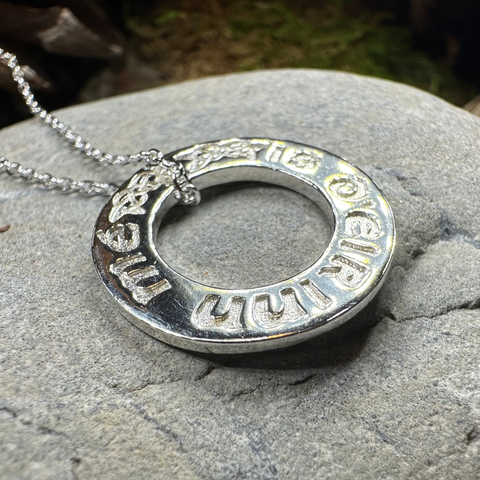 Load image into Gallery viewer, I Am Of Ireland Gaelic Necklace
