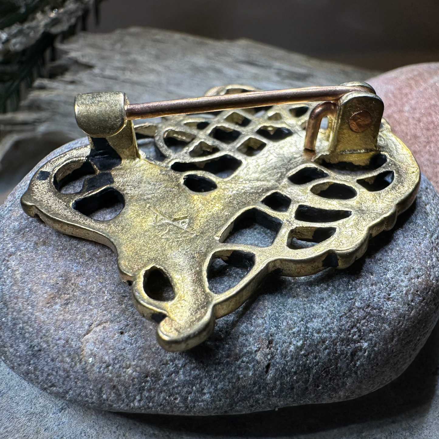 Lindholm Hoeje Celtic Viking Brooch - Bronze Historical Reproduction Pin