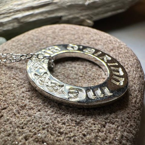 Load image into Gallery viewer, I Am Of Ireland Gaelic Necklace
