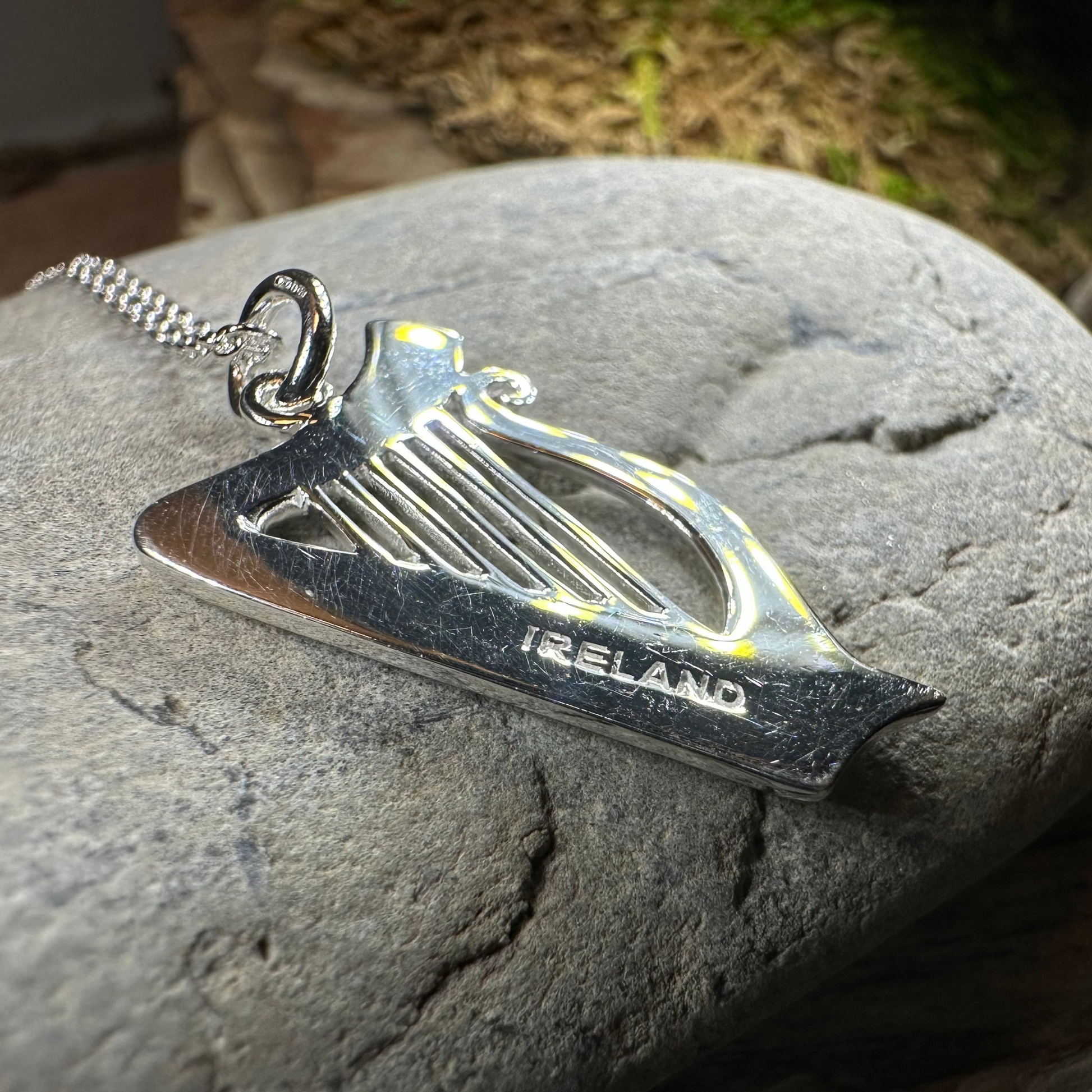 Alianna Irish Harp Necklace — view 8