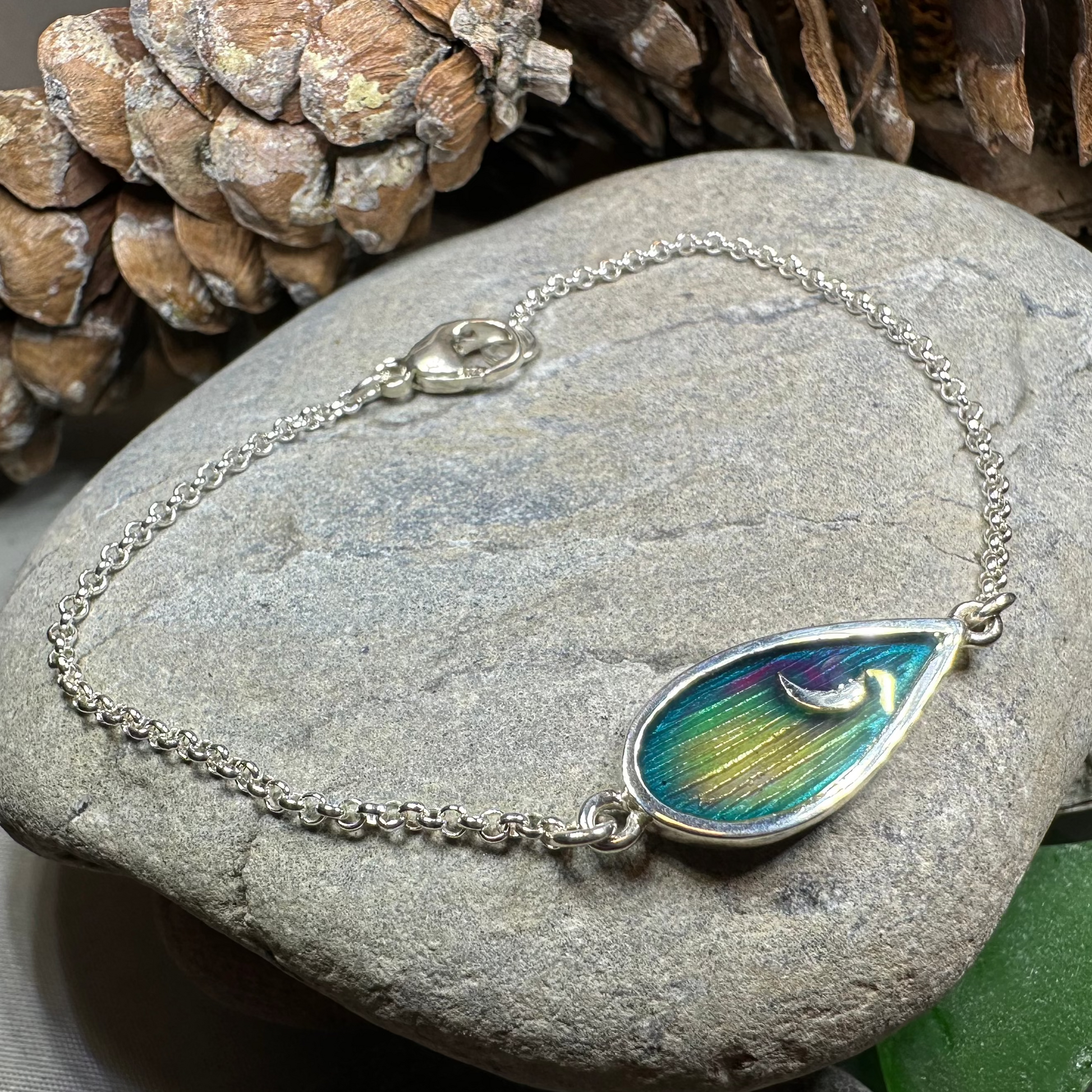 Northern Lights Bracelet - Handmade in Scotland — view 4