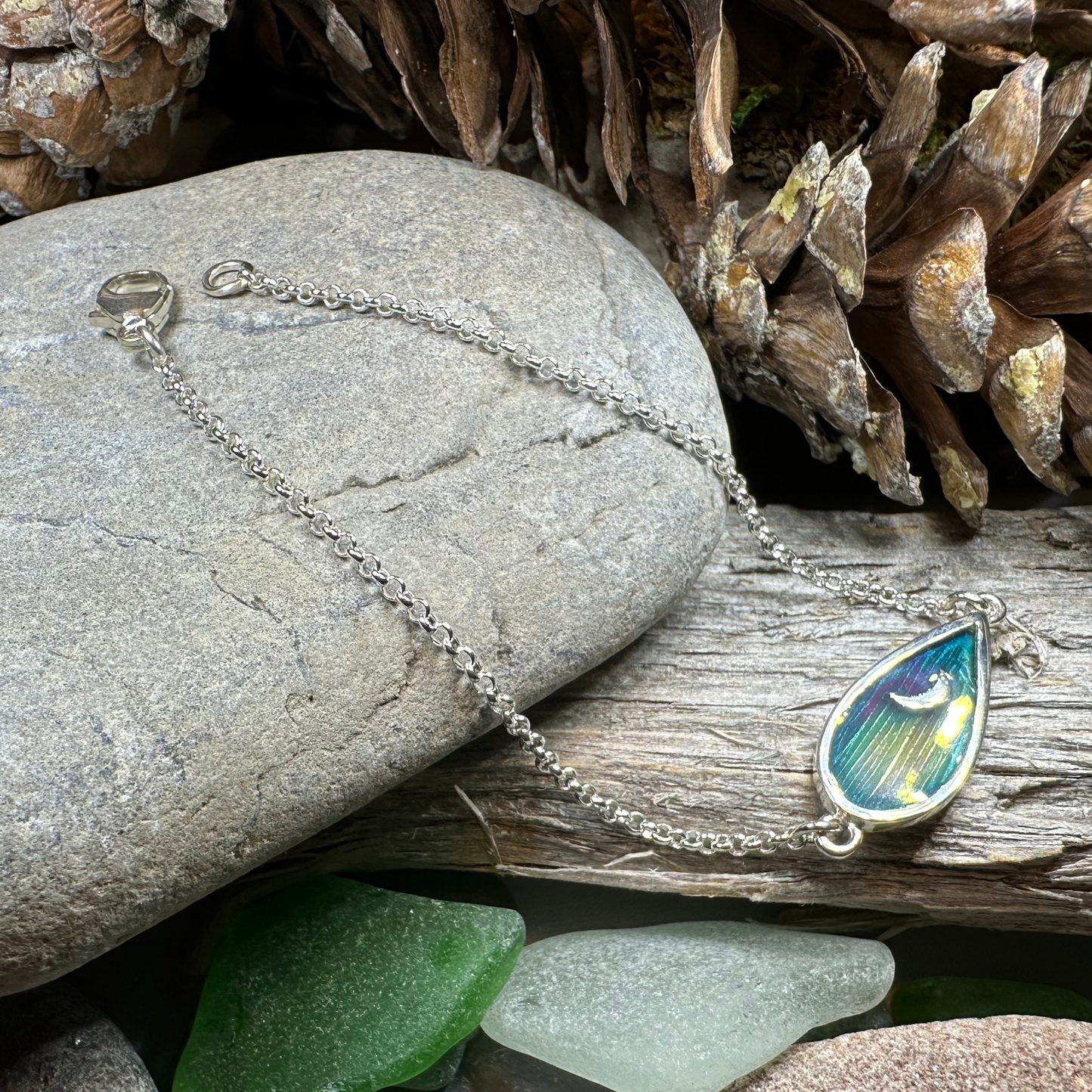 Northern Lights Bracelet - Handmade in Scotland — view 3