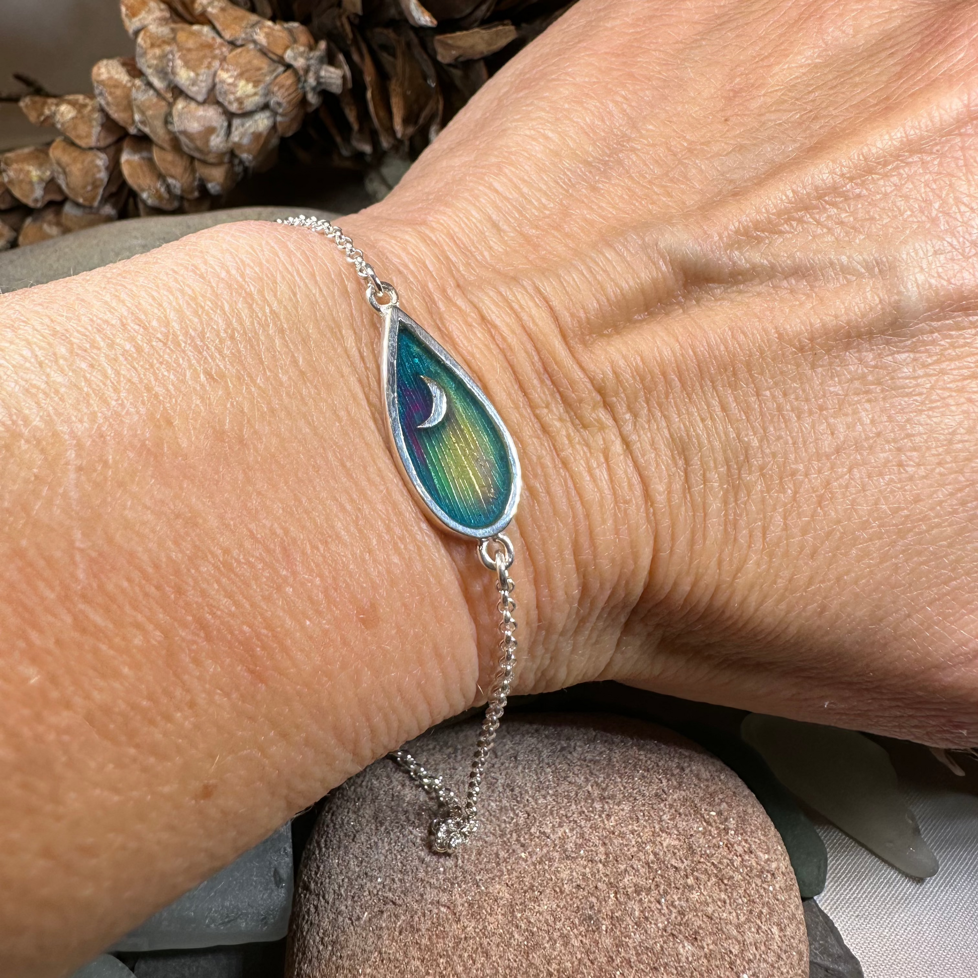 Northern Lights Bracelet - Handmade in Scotland — view 5