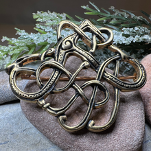Load image into Gallery viewer, Trollaskogur Celtic Viking Brooch

