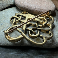 Load image into Gallery viewer, Trollaskogur Celtic Viking Brooch
