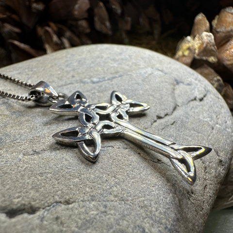 Load image into Gallery viewer, Shannon Celtic Cross Necklace
