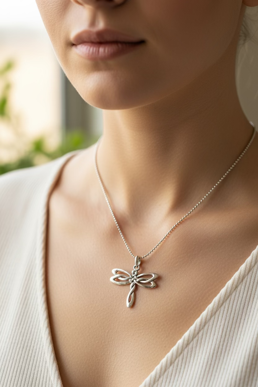 Joy Dragonfly Necklace — view 2