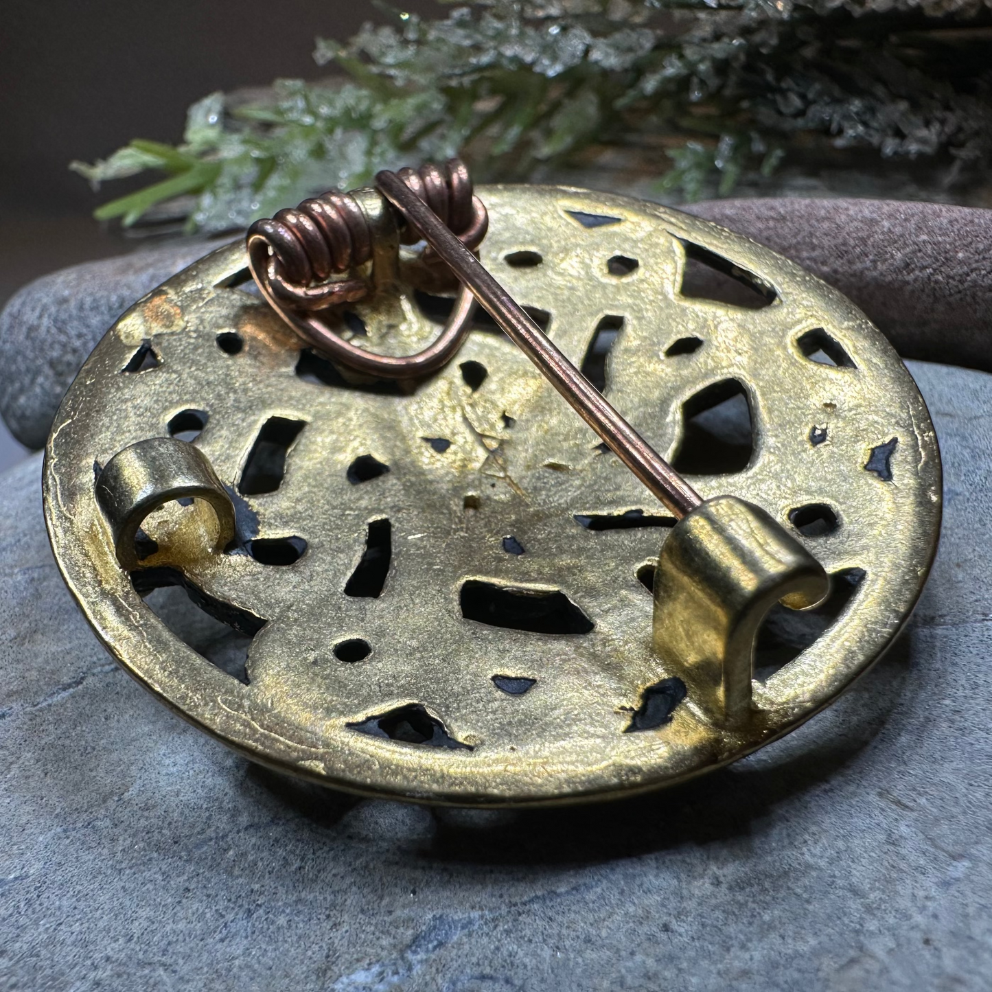 Borre Viking Brooch - Bronze Historical Reproduction Pin