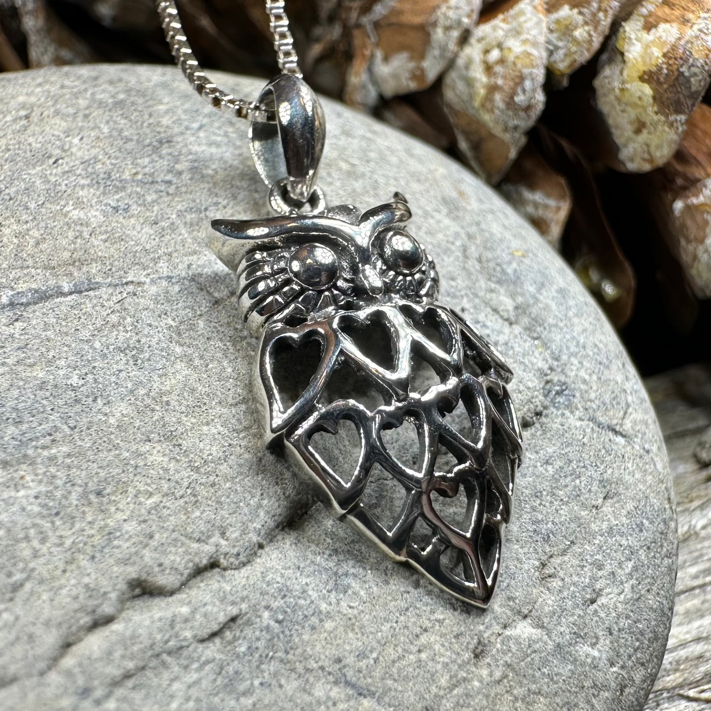 Eagna Owl Lover Necklace — view 7