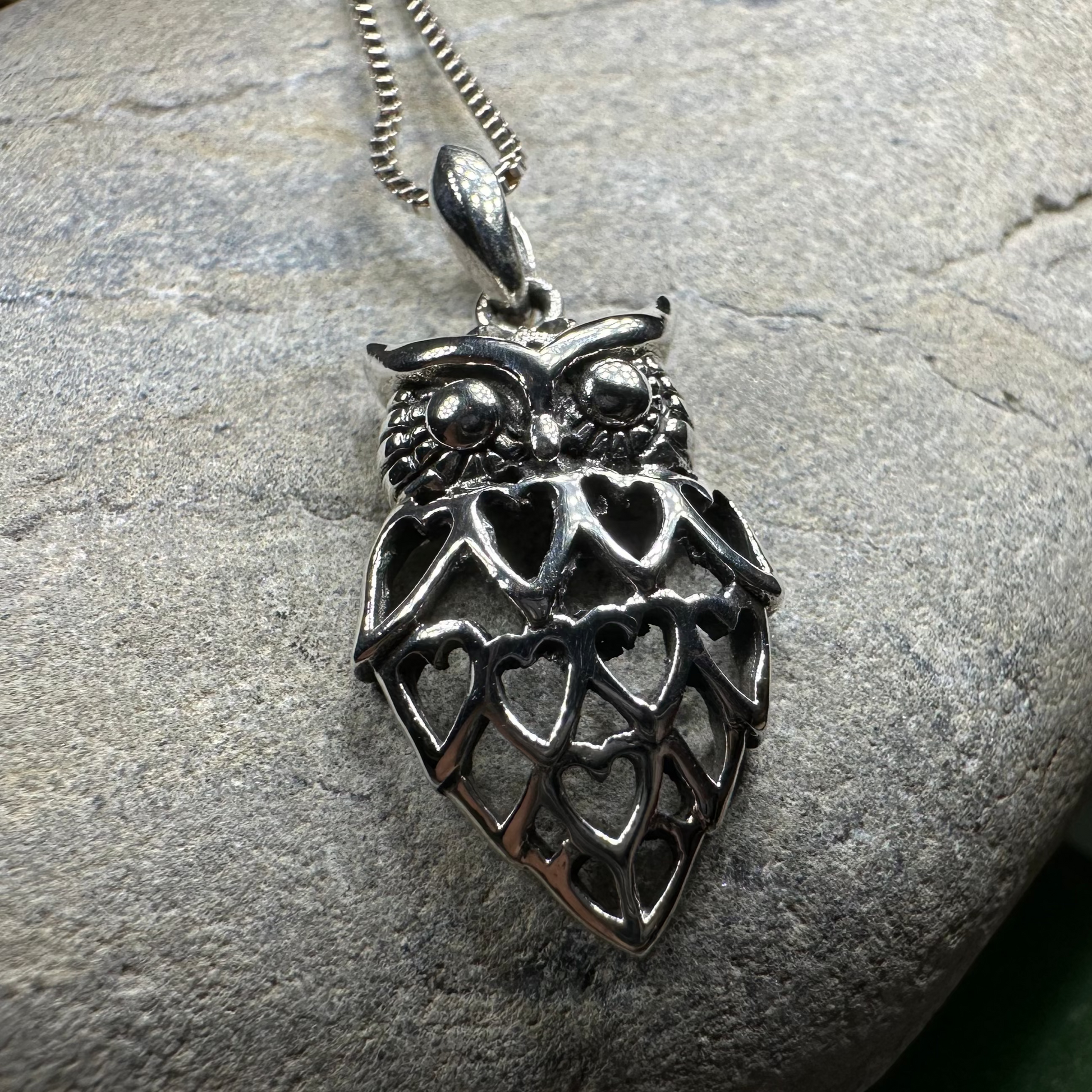 Eagna Owl Lover Necklace — view 3