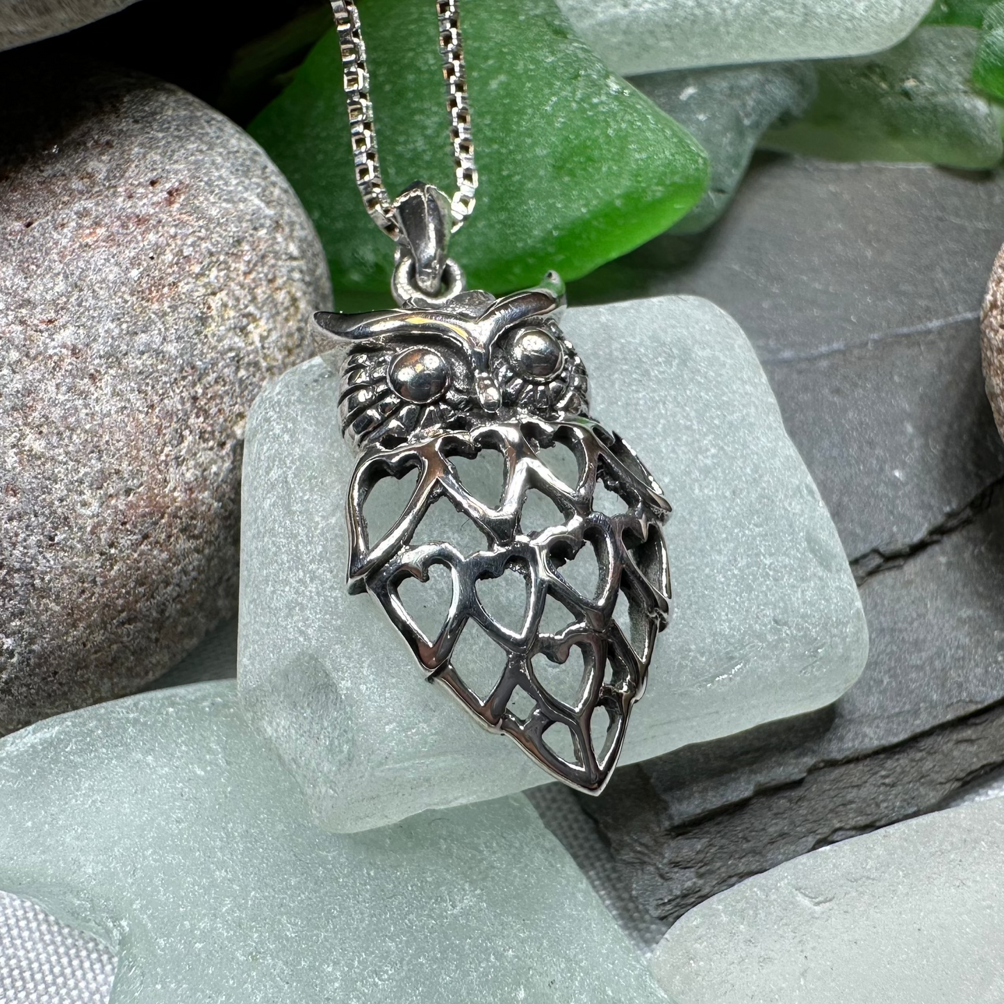 Eagna Owl Lover Necklace — view 2