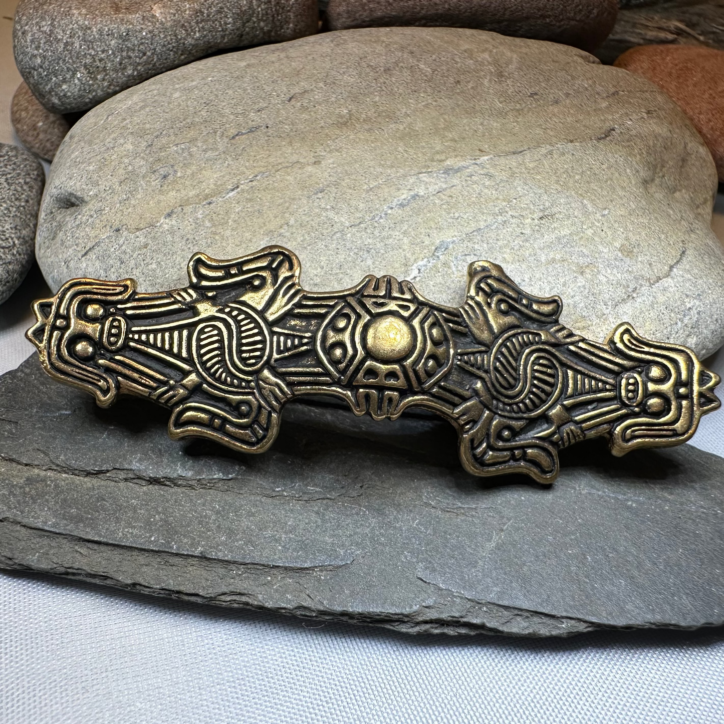 Birka Celtic Viking Brooch - Bronze Historical Reproduction Pin