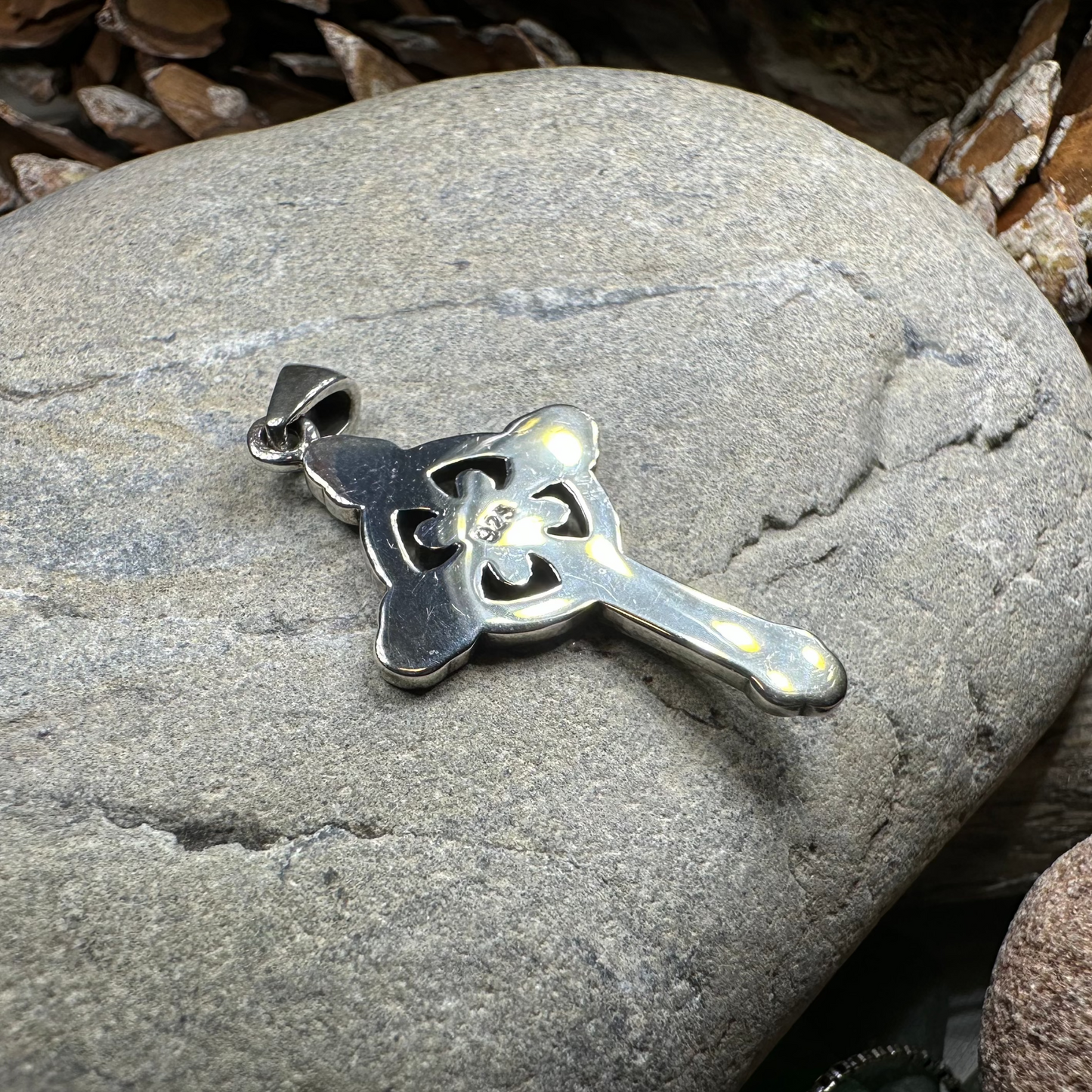 Chay Celtic Cross Necklace — view 5