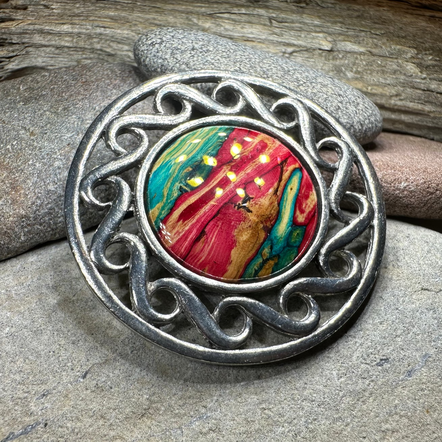 Heathergems Scottish Celtic Brooch - Handmade in Scotland — view 5