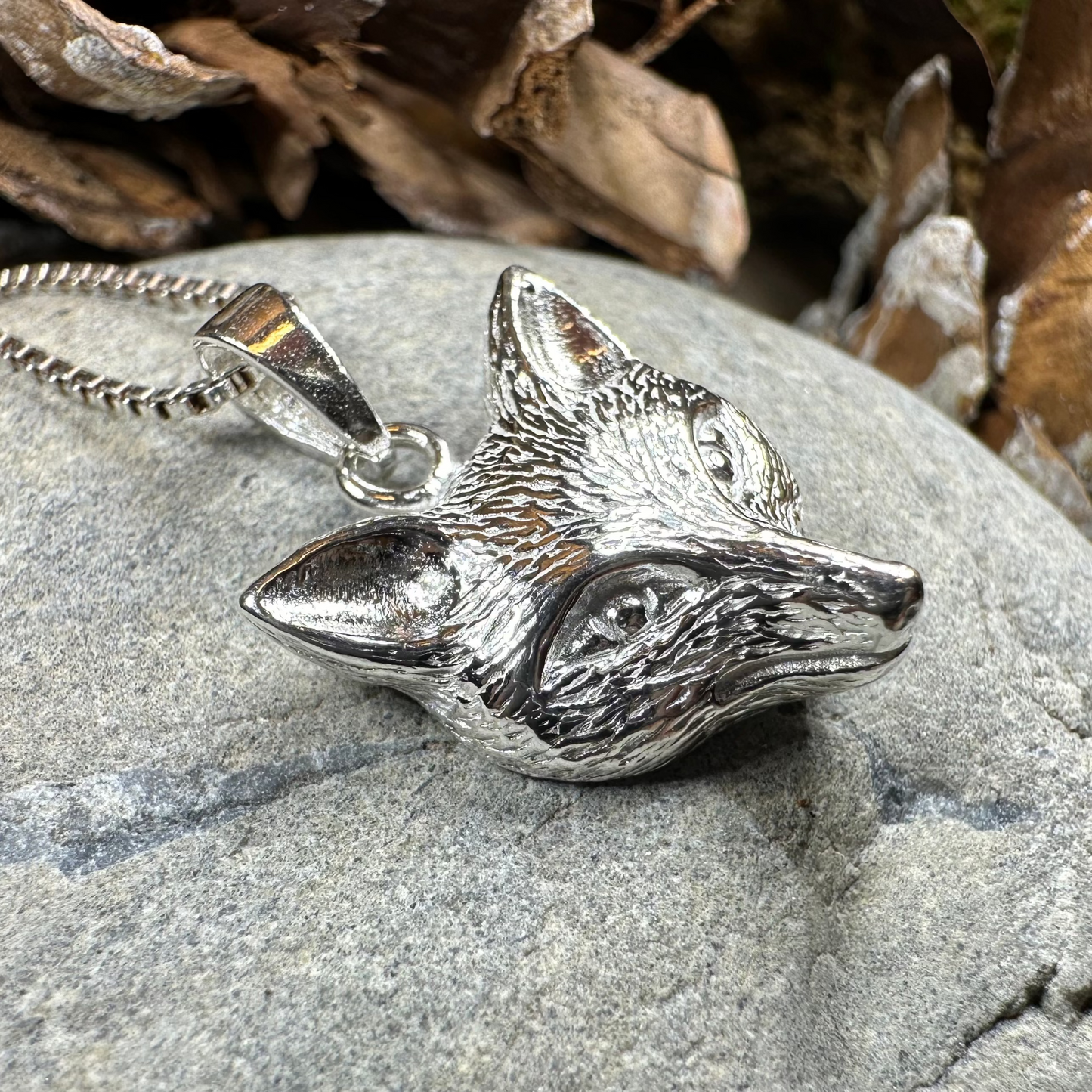 Fiona Fox Necklace in Sterling Silver — view 8