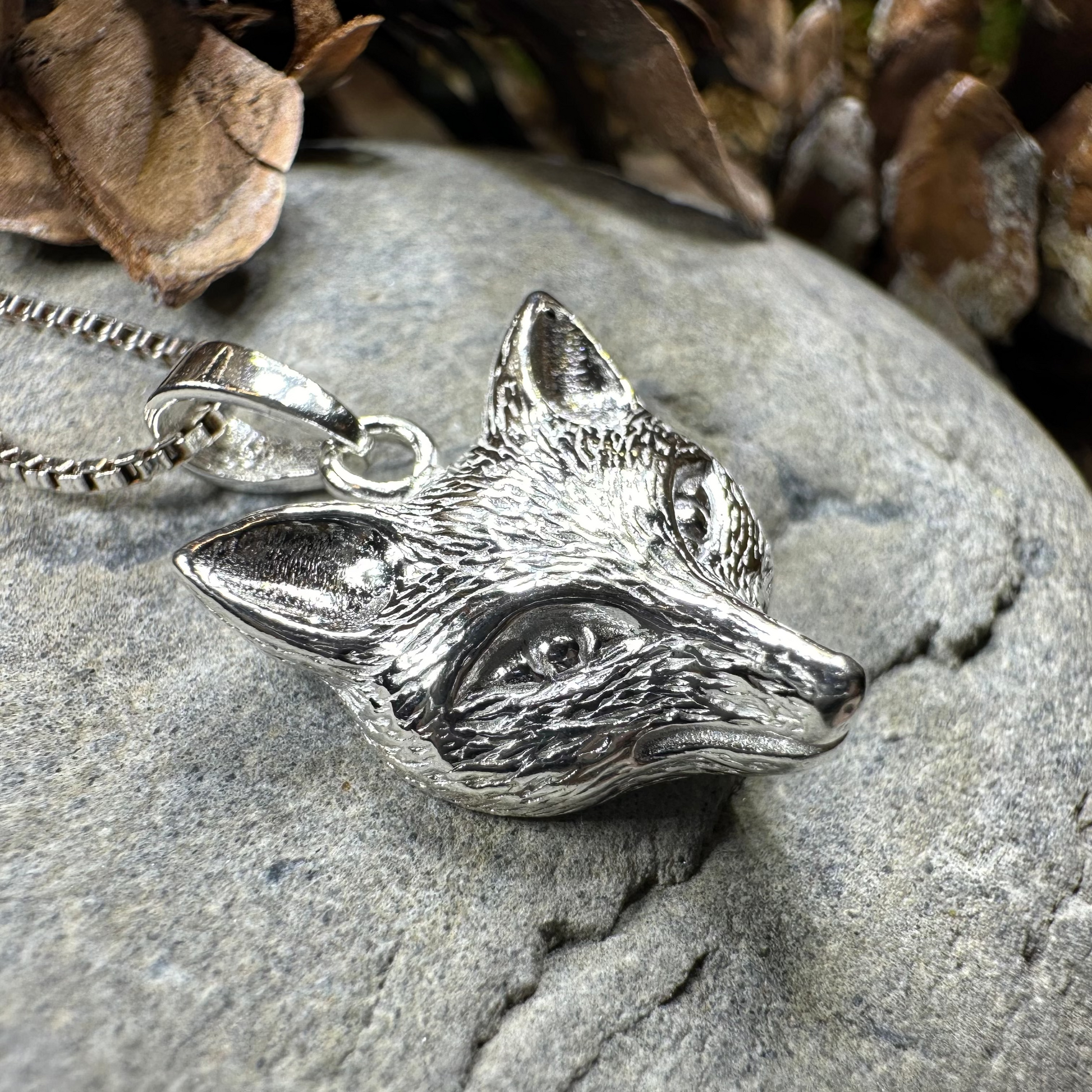 Fiona Fox Necklace in Sterling Silver — view 7