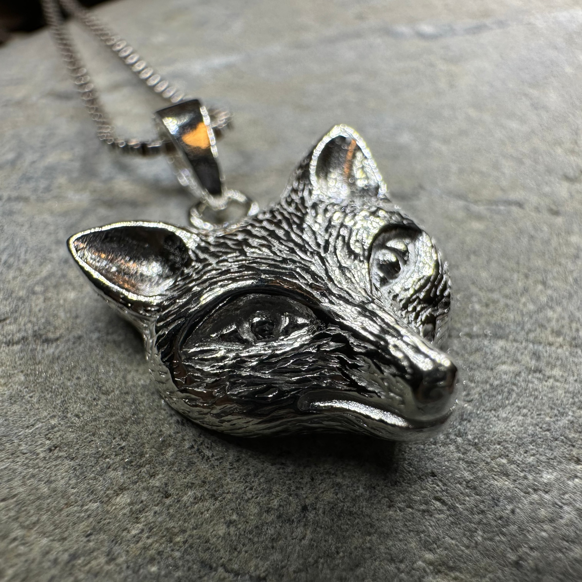 Fiona Fox Necklace in Sterling Silver — view 4