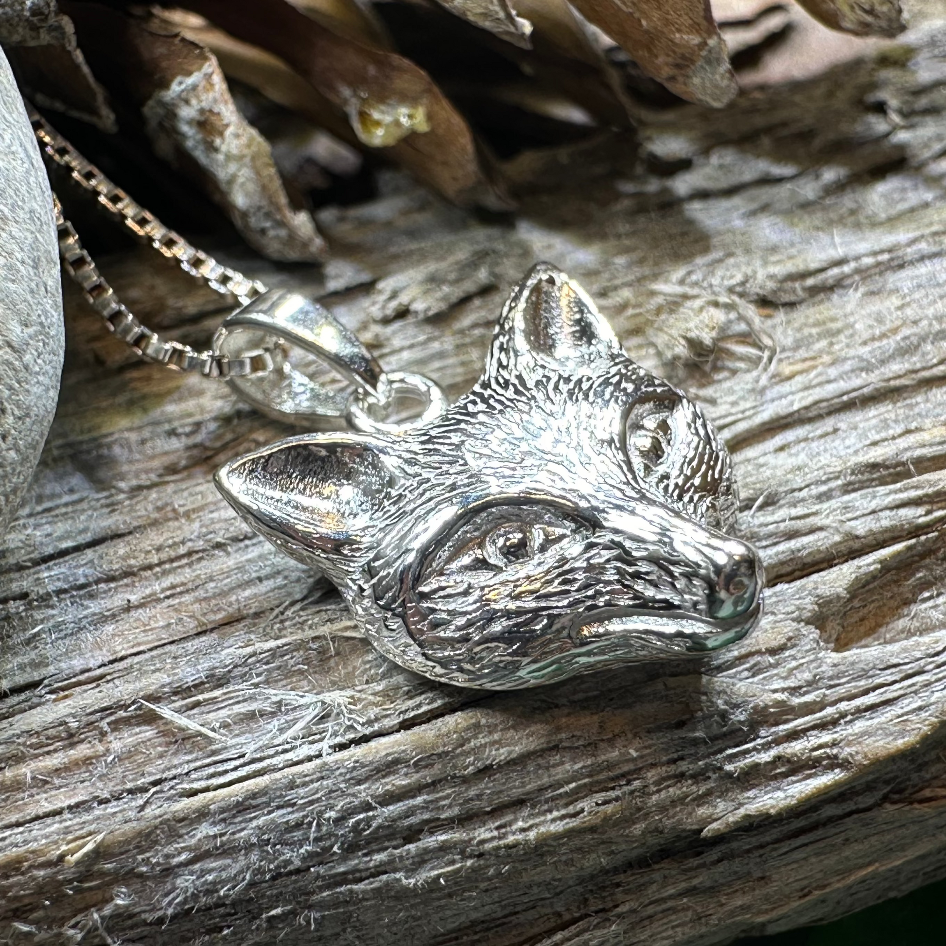 Fiona Fox Necklace in Sterling Silver — view 3