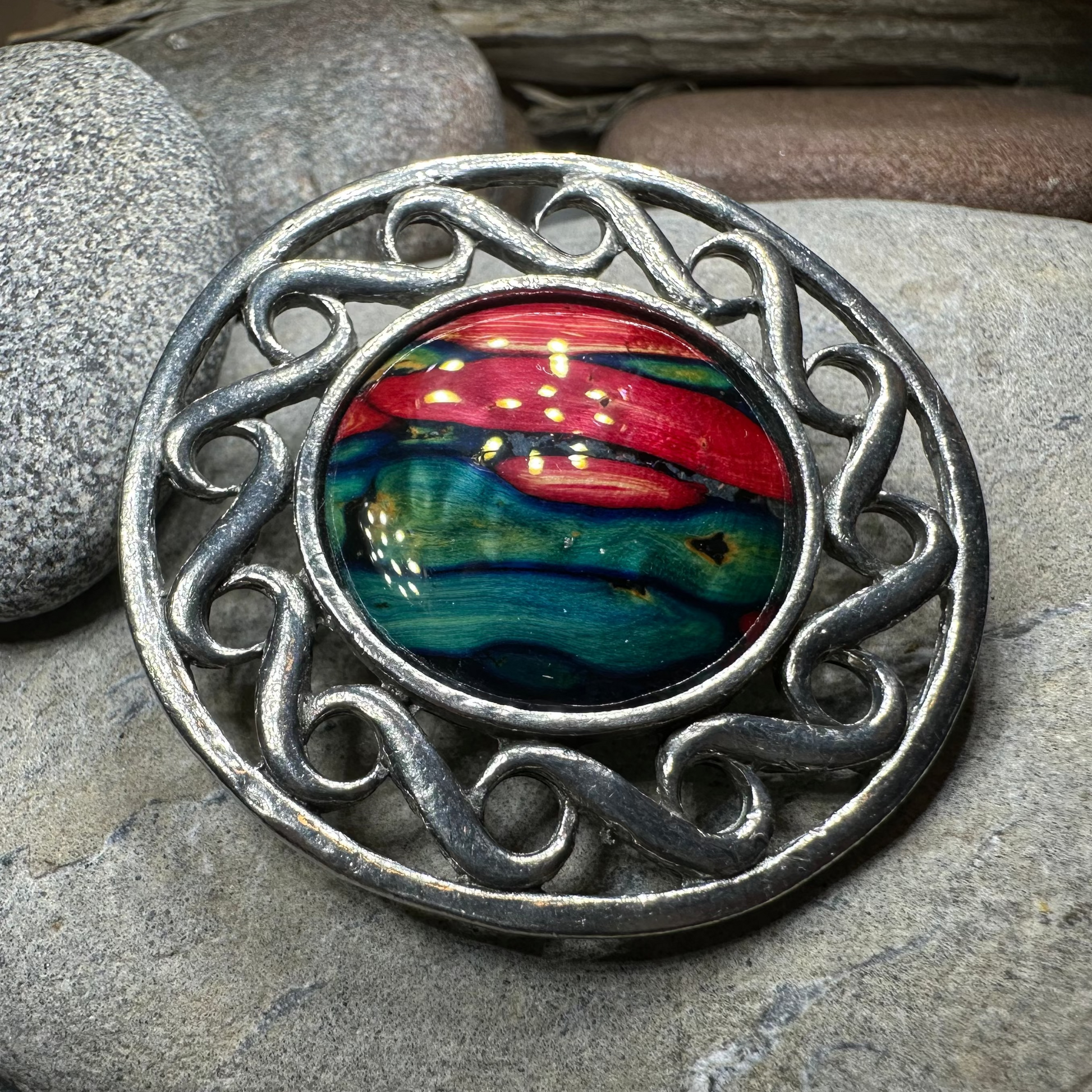 Heathergems Scottish Celtic Brooch - Handmade in Scotland — view 4