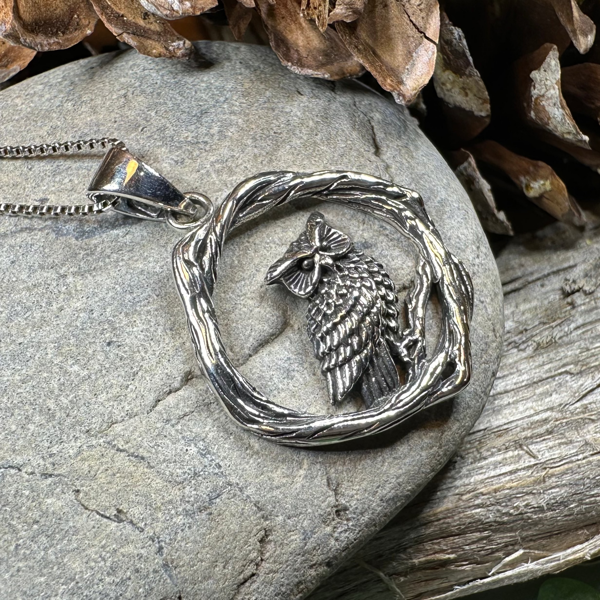 Nightwatcher Owl Necklace — view 6