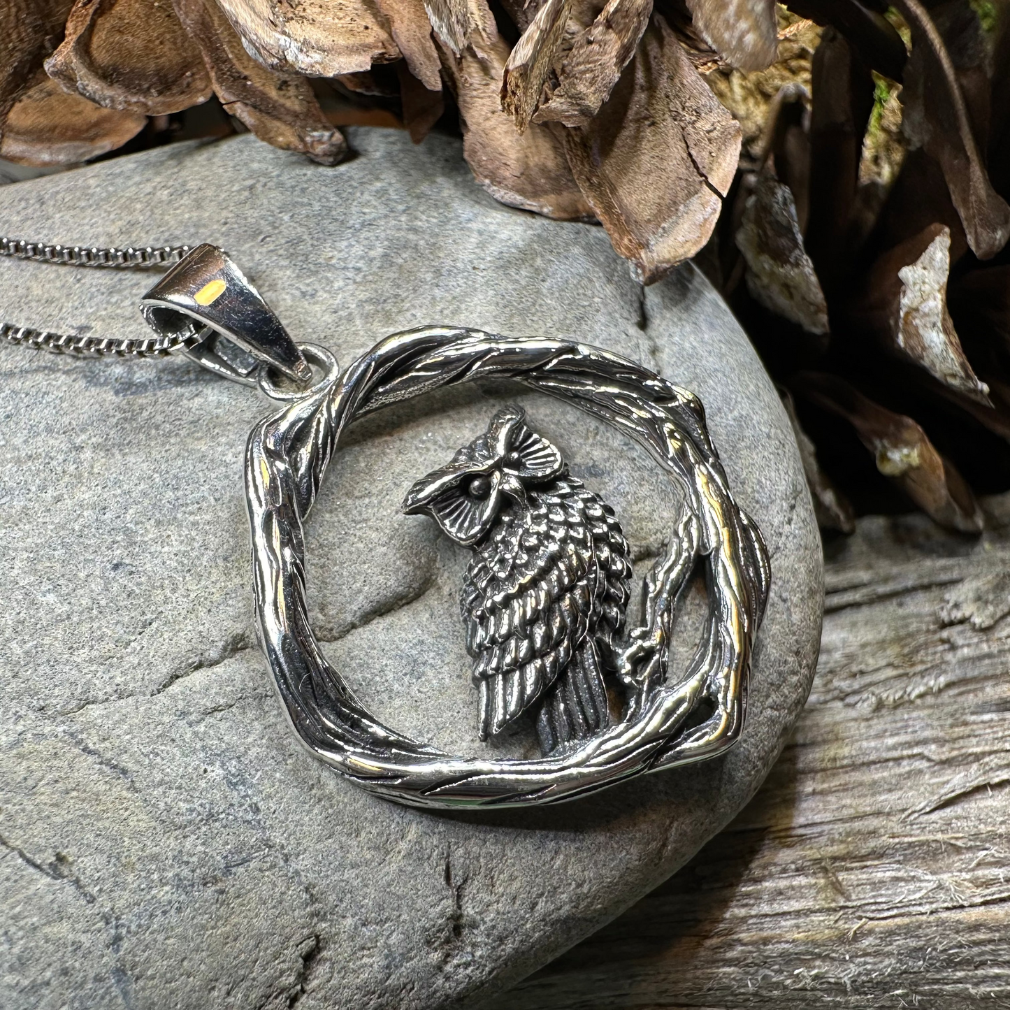 Nightwatcher Owl Necklace — view 8