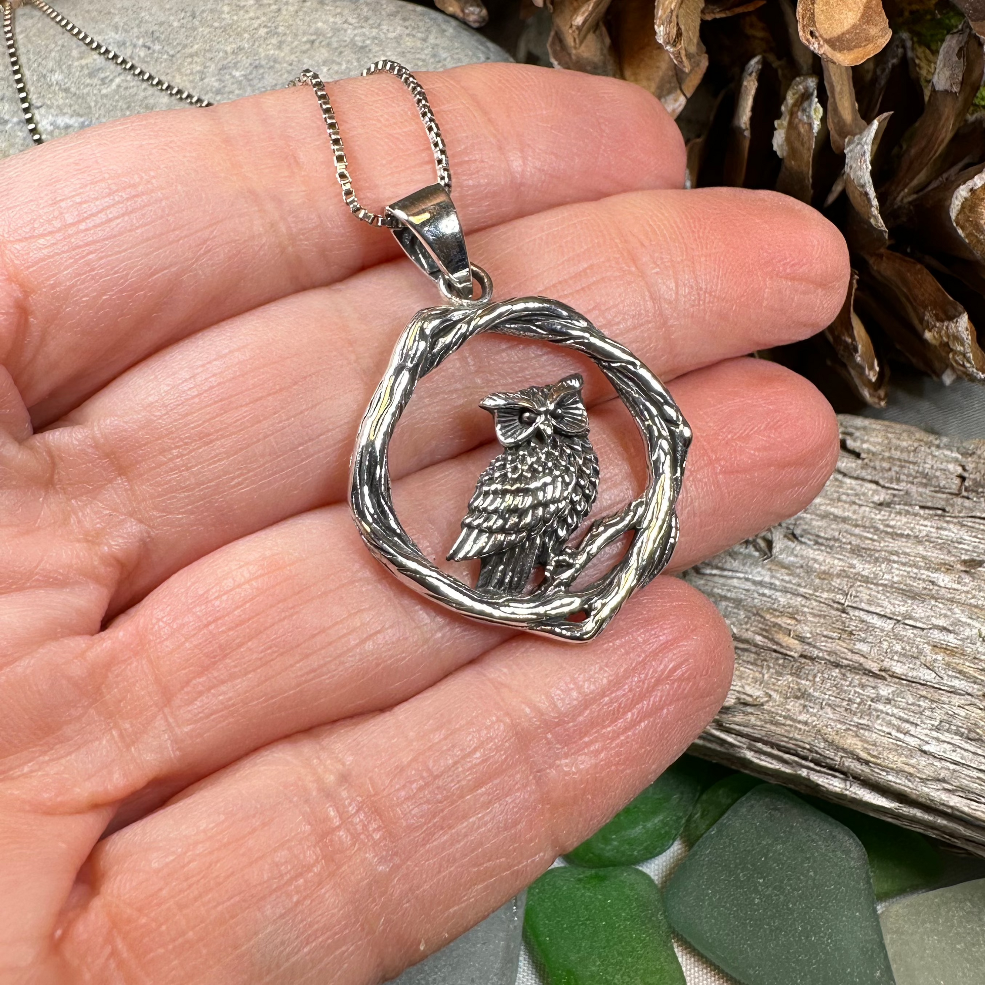 Nightwatcher Owl Necklace — view 5