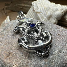 Load image into Gallery viewer, Dolphin Anchor Necklace
