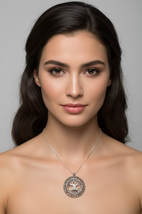 Load image into Gallery viewer, Jura Tree of Life Necklace
